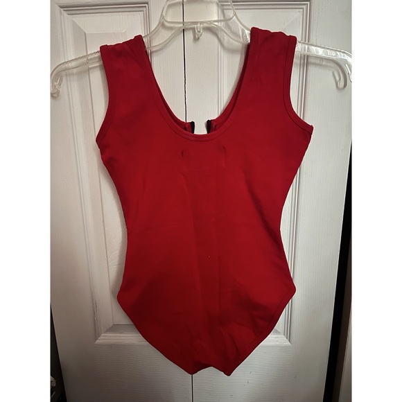 Red Fila Alicia Bodysuit - Picture 5 of 5